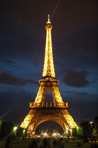 Eiffel Tower at night